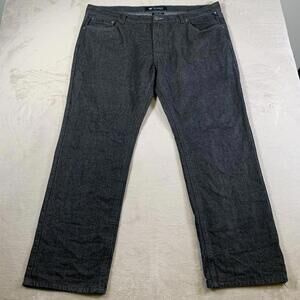 Enyce Jeans Mens 46x34 Black Straight Leg Denim Pants A Sean Combs Urban Style